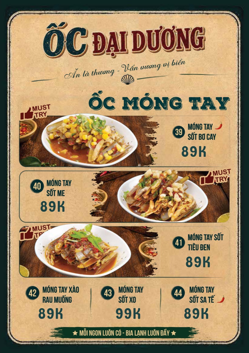 Menu trang 8