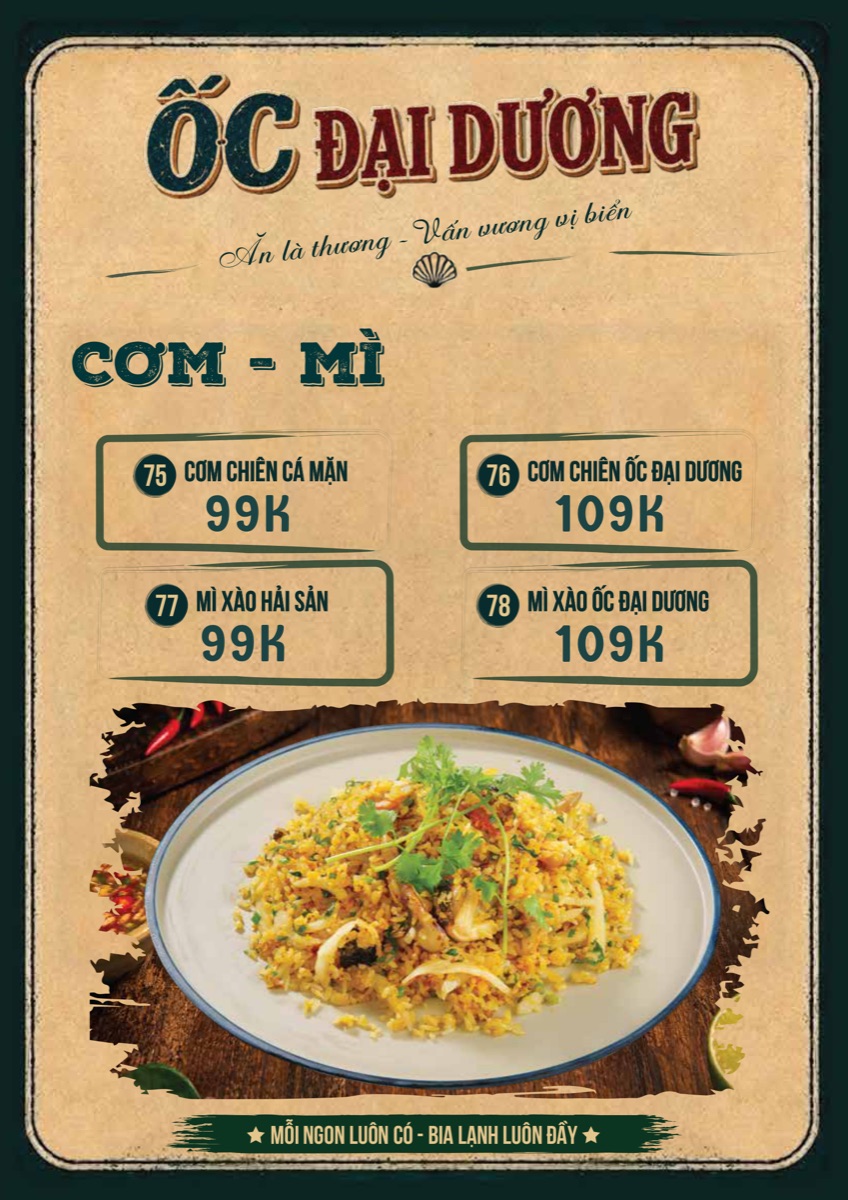 Menu trang 18